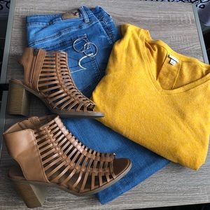 Heeled Gladiator Sandals size 11